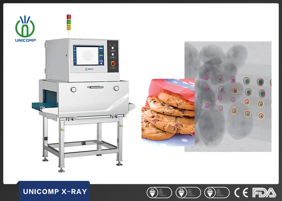 آلة فحص Unicomp Food X Ray للفحص المعدني والزجاجي الحجري للمواد الأجنبية