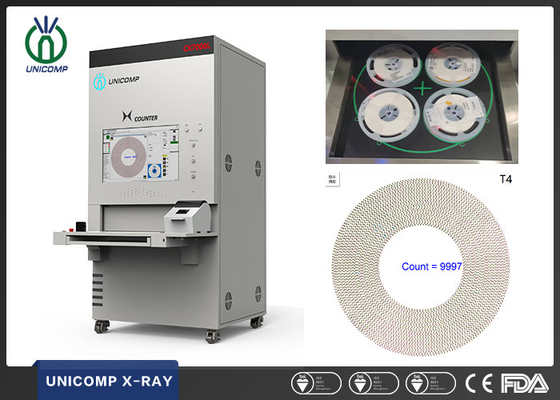 SMT PCBA Electronics X Ray Chip Counter Unicomp CX7000L 440mm نفق
