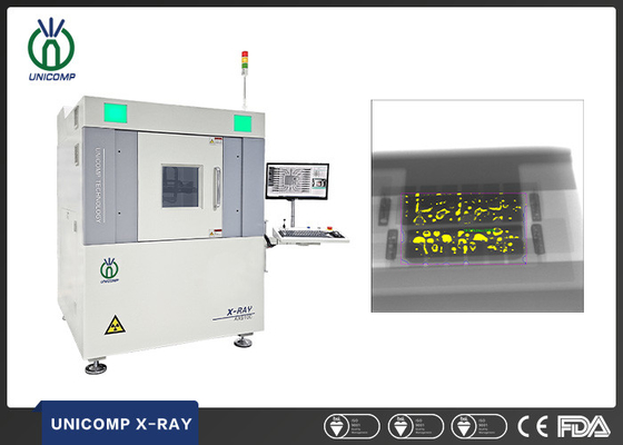 Unicomp 130kV microfocus X-ray AX9100 لقياس الفراغ LED PCBA
