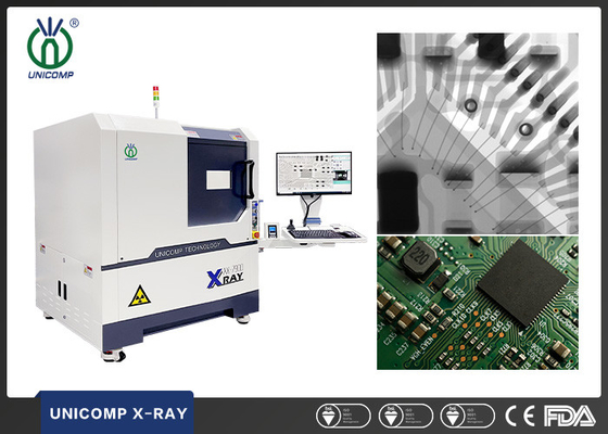 Unicomp AX7900 PCB X Ray Machine عالية الدقة FPD لفحص SMT PCBA BGA