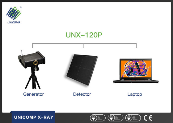 UNX-120P نظام التصوير الشعاعي المحمول Unicomp X Ray للكشف عن أسلحة المتفجرات