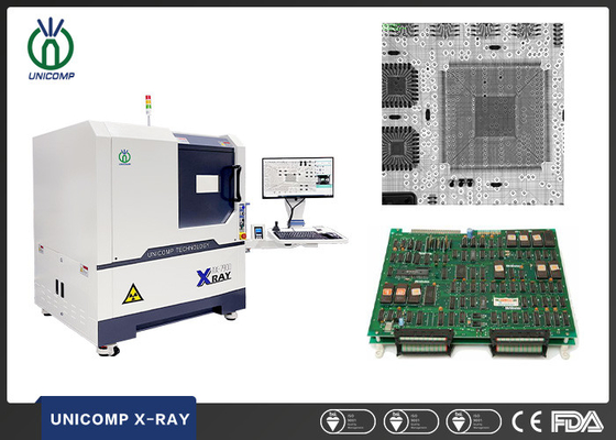 PCBA BGA LED QFN X Ray Scanning Machine Unicomp AX7900 لأشباه الموصلات