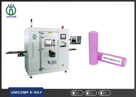 Unicomp 110kV 30ppm & 60ppm Inline Xray Machine لفحص خلية الليثيوم تلقائيًا مع الفرز التلقائي لجزء NG