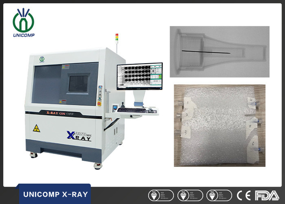 Unicomp 90kv عالية الدقة آلة الأشعة السينية AX8200MAX لفحص إبرة الحقنة الطبية.
