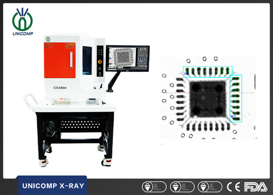 Unicomp 90kV 5um مغلق أنبوب الإلكترونيات X راي آلة SMT PCBA BGA