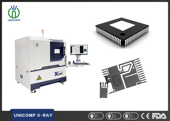 5 ميكرون عالية الدقة 90kv آلة الأشعة السينية Unicomp AX7900 مع أنبوب خمسة ميكرون لاختبار PCBA