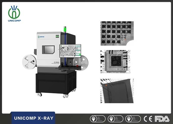 SMT BGA X Ray آلة التفتيش FPD Intensifier Unicomp CX3000 0.5kW