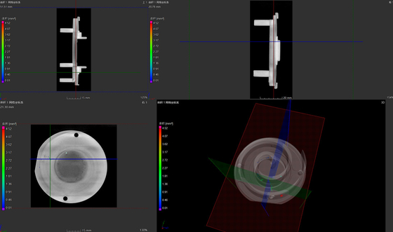Unicomp UNCT2600 عالية الدقة 225 كيلو فولت 3D نظام CT ل NDT الدقة التصوير المقطعي الحاسوبي لمراجعة مسامية الصب