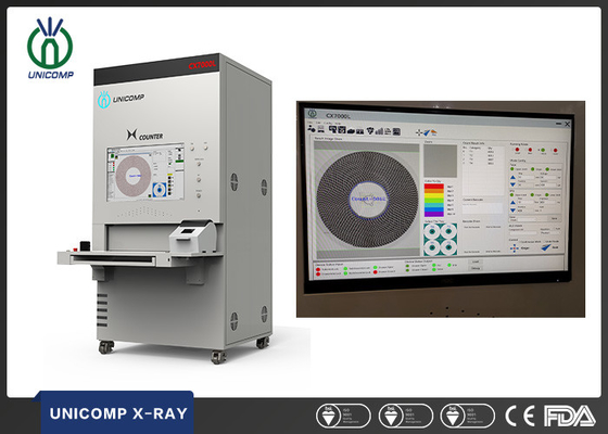 إلكترونيات عالية الدقة X Ray Chip Counter Unicomp CX7000L مع طابعة ملصقات