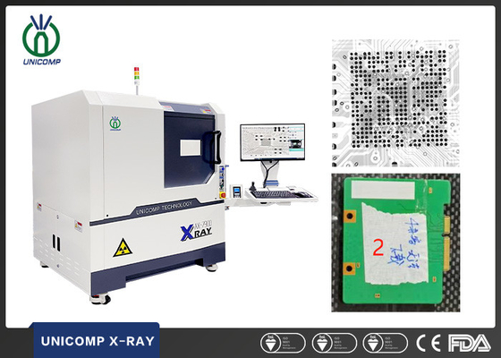 5um Unicomp X Ray Machine XY حركة متعددة المحاور لفحص QFN لحام الفراغ