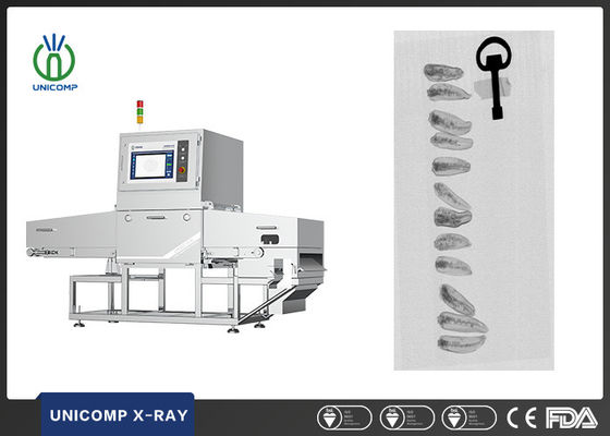 شاشة أوتوماتيكية كاملة Unicomp X Ray لتلوث المواد الغذائية السائبة
