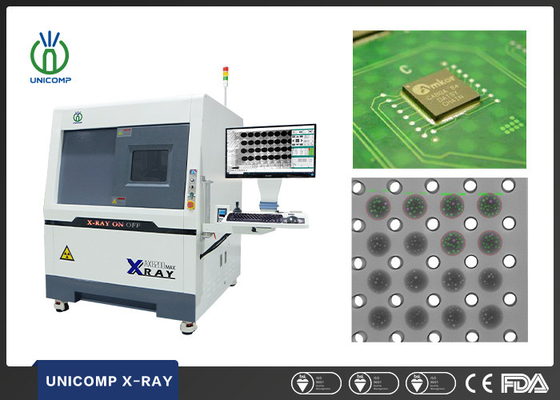 في الوقت الحقيقي Unicomp X Ray آلة AX8200MAX 5 ميكرون أنبوب مغلق لفحص SMT EMS BGA الفراغ