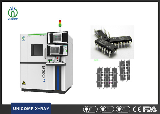 الفحص الآلي القابل للبرمجة بجهاز CNC آلة الأشعة السينية الإلكترونية AX9100MAX بزاوية الانحناء 60 ° لقياس انحناء IC