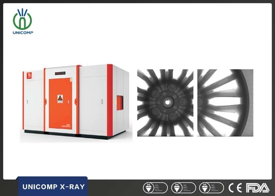 أنبوب الأشعة السينية المنفصل نوع 6000KG UNL سلسلة NDT آلة الأشعة السينية لمراقبة محور العجلات DR