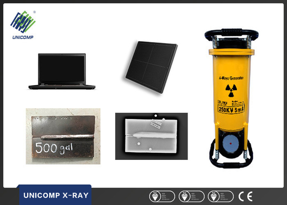 NDT X راي للكشف عن الخلل ، خط أنابيب معدنية خفيفة لحام X راي