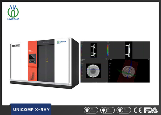 Unicomp UNCT2600 عالية الدقة 225 كيلو فولت 3D نظام CT ل NDT الدقة التصوير المقطعي الحاسوبي لمراجعة مسامية الصب