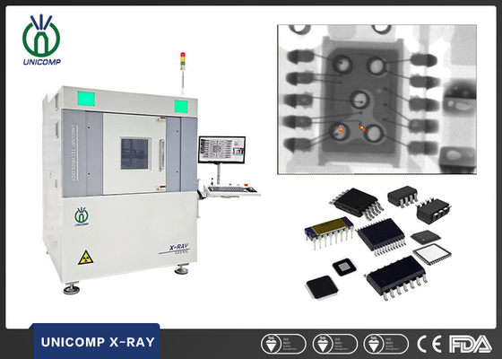 IC صورة عالية الدقة Unicomp Weld X راي آلة التفتيش Microfocus