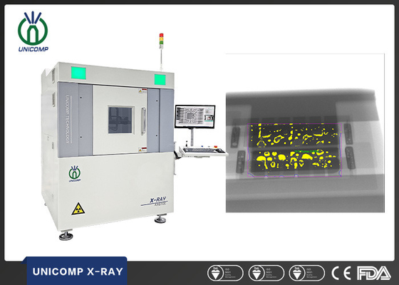 صناعة الإلكترونيات Unicomp X Ray 130kV AX9100 لحام SMT PCBA LED