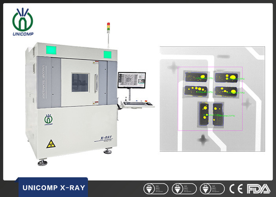 أغلق أنبوب 2.5D للأشعة السينية AX9100 للتحكم في جودة لحام LED مع صور عالية الدقة